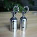 Đầu móc dây nhung cột chắn inox trắng